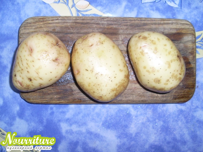 Картофель с маслом для жареной, тушёной или отварной рыбы