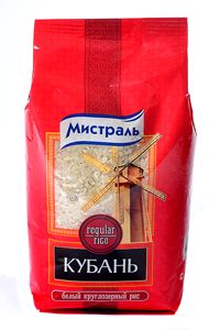 Рис круглозёрный "Кубань"