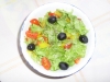 Салат овощной с оливками и болгарским перцем