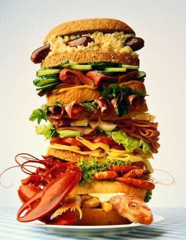 Особенности приготовления больших калорийных бутербродов