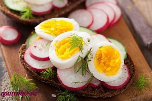 Салат с редисом и яйцом (для бутербродов)