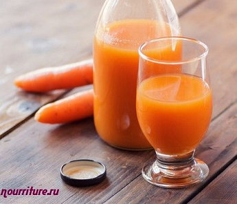 Сок морковно-капустный для снятия усталости