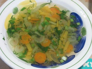 Антихолестериновый овощной суп при диабете (при повышенном холестерине)