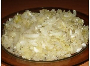 Фарш из свежей белокочанной капусты со сливочным маслом