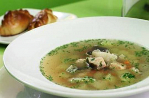 Картофельный суп с рыбой
