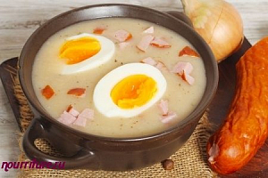 Как готовить западноукраинский суп журек?
