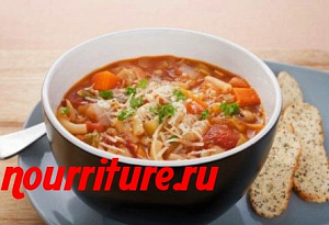 Суп итальянский с овощами